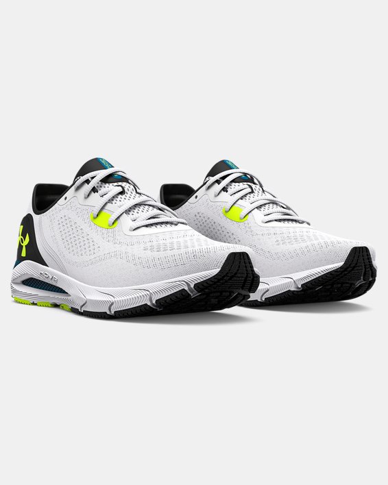 Men's UA HOVR™ Sonic 5 Running Shoes in White image number 3